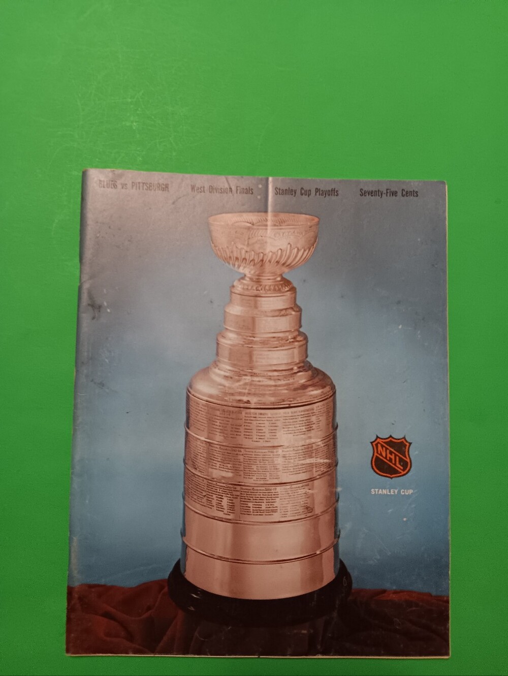 1970 Stanley Cup Playoffs Program Pittsburgh Penguins/St. Louis Blues VG Cond.